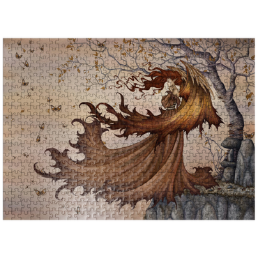 puzzleplate Passage To Autumn Fairy - Amy Brown 500 Jigsaw Puzzle