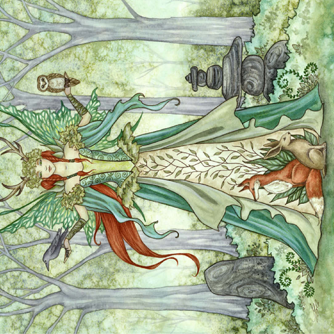 The Caretaker Fairy - Amy Brown 100 Jigsaw Puzzle 3D Modell