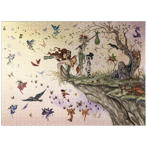 puzzleplate Where The Wind Takes You Fairy - Amy Brown 1000 Jigsaw Puzzle