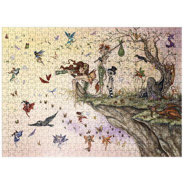 puzzleplate Where The Wind Takes You Fairy - Amy Brown 500 Jigsaw Puzzle