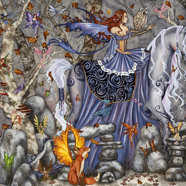 Enchanted Forest Fairy - Amy Brown 1000 Jigsaw Puzzle 3D Modell