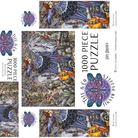 Enchanted Forest Fairy - Amy Brown 1000 Jigsaw Puzzle box 3D Modell