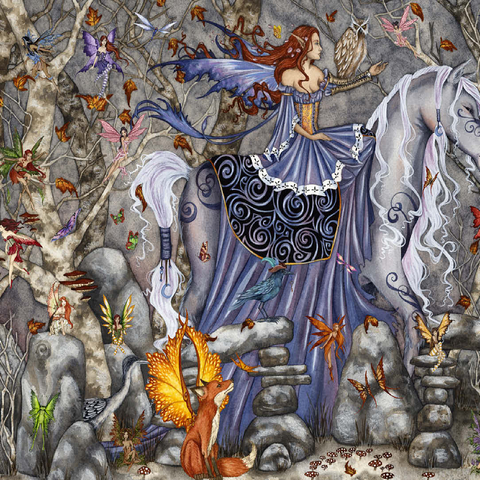 Enchanted Forest Fairy - Amy Brown 100 Jigsaw Puzzle 3D Modell