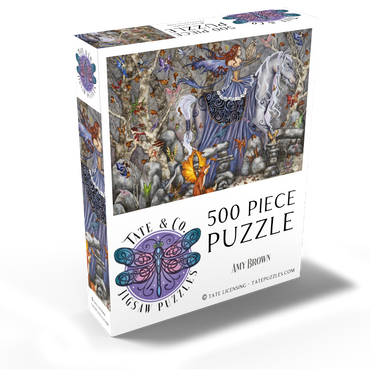 Enchanted Forest Fairy - Amy Brown 500 Jigsaw Puzzle box view2