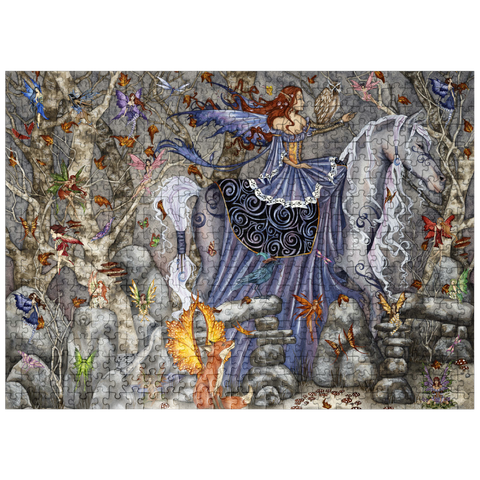 puzzleplate Enchanted Forest Fairy - Amy Brown 500 Jigsaw Puzzle