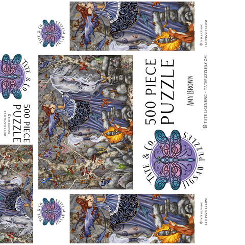 Enchanted Forest Fairy - Amy Brown 500 Jigsaw Puzzle box 3D Modell