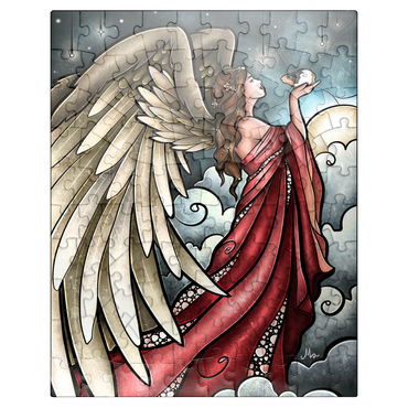 puzzleplate All Guineas Go to Heaven Stained Glass - Mandie Manzano 100 Jigsaw Puzzle