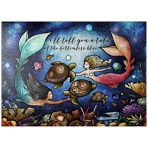 puzzleplate Story Time Stained Glass 1000 Jigsaw Puzzle