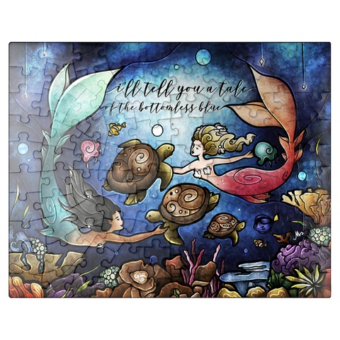 puzzleplate Story Time Stained Glass - Mandie Manzano 100 Jigsaw Puzzle