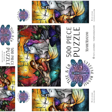 Treasured Friends 500 Jigsaw Puzzle box 3D Modell