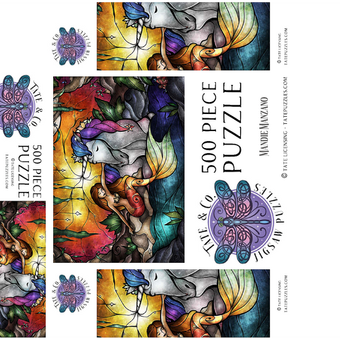 Treasured Friends 500 Jigsaw Puzzle box 3D Modell