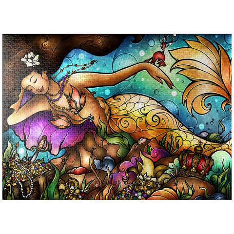puzzleplate Mer De Lis Mermaid 1000 Jigsaw Puzzle