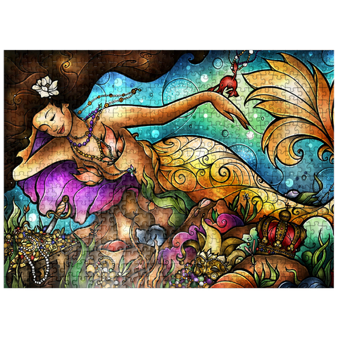 puzzleplate Mer De Lis Mermaid 500 Jigsaw Puzzle