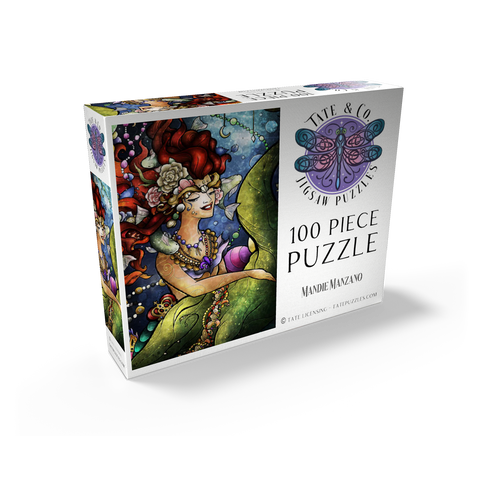 Croc A Doc Baby Stained Glass - Mandie Manzano 100 Jigsaw Puzzle box view2