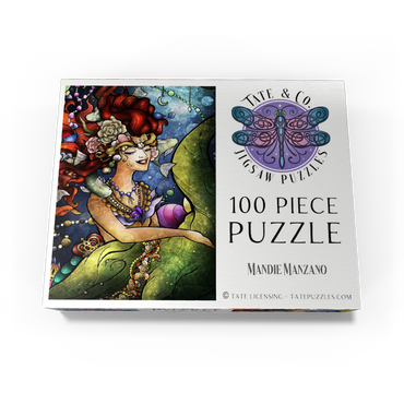 Croc A Doc Baby Stained Glass - Mandie Manzano 100 Jigsaw Puzzle box view3
