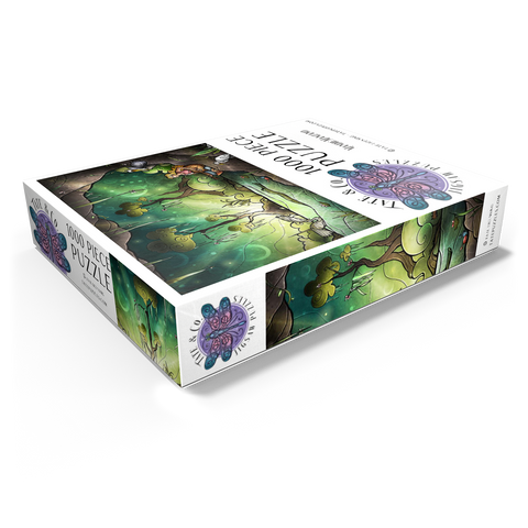 Bayou Enchantment Stained Glass 1000 Jigsaw Puzzle box view1