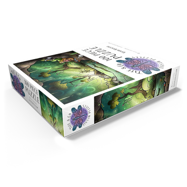 Bayou Enchantment Stained Glass - Mandie Manzano 100 Jigsaw Puzzle box view1