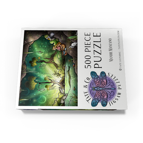 Bayou Enchantment Stained Glass 500 Jigsaw Puzzle box view3