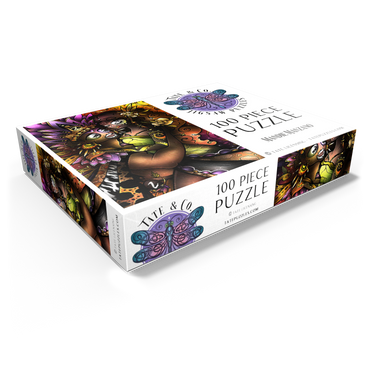 Zulu Stained Glass - Mandie Manzano 100 Jigsaw Puzzle box view1