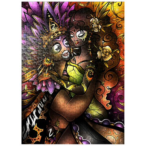 puzzleplate Zulu Stained Glass 500 Jigsaw Puzzle