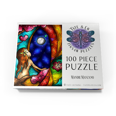 I Miss You Stained Glass - Mandie Manzano 100 Jigsaw Puzzle box view3