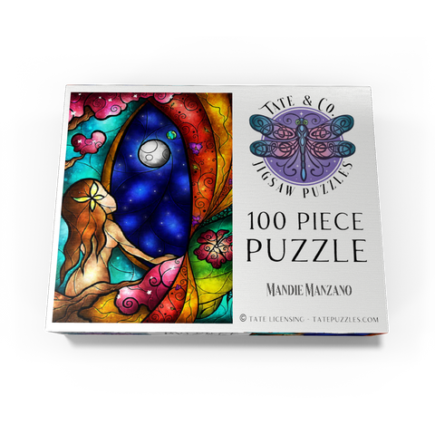 I Miss You Stained Glass - Mandie Manzano 100 Jigsaw Puzzle box view3