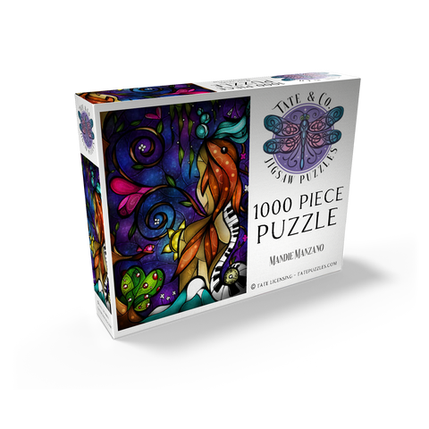 Do You Remember When we Met Stained Glass 1000 Jigsaw Puzzle box view2