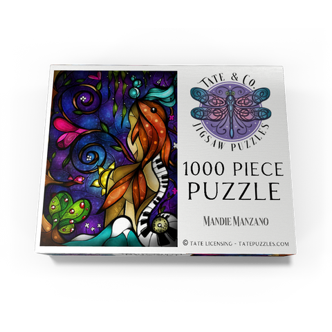 Do You Remember When we Met Stained Glass 1000 Jigsaw Puzzle box view3