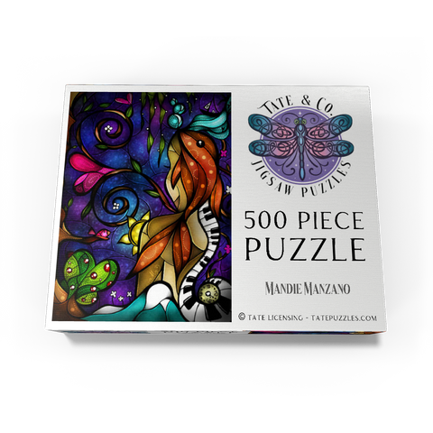 Do You Remember When we Met Stained Glass 500 Jigsaw Puzzle box view3
