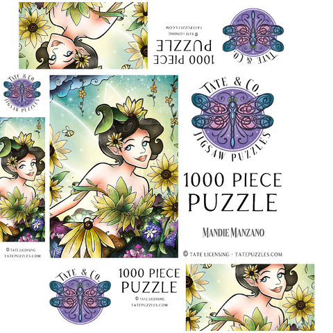 Cyrus the Fairy of Summer 1000 Jigsaw Puzzle box 3D Modell