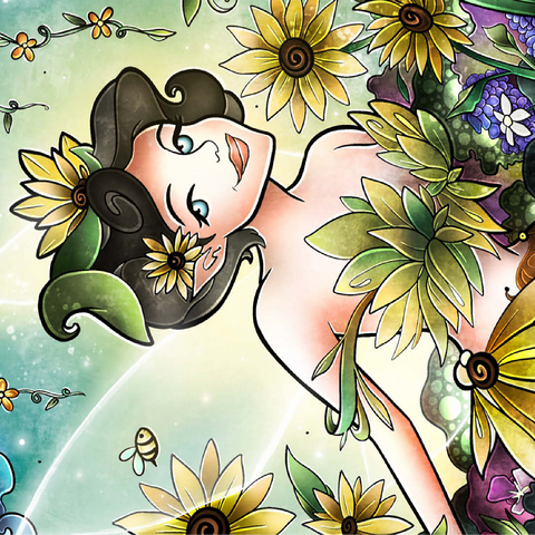 Cyrus the Fairy of Summer - Mandie Manzano 100 Jigsaw Puzzle 3D Modell