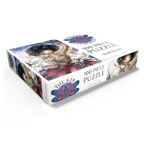 Eira the Fairy of Winter Stained Glass - Mandie Manzano 100 Jigsaw Puzzle box view1