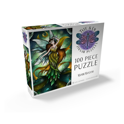 Midsummers Storm Stained Glass - Mandie Manzano 100 Jigsaw Puzzle box view2