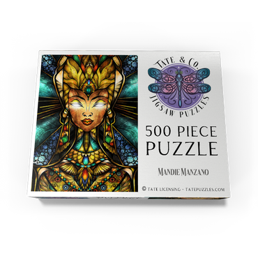 Nefertiri Stained Glass 500 Jigsaw Puzzle box view3