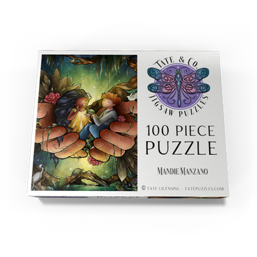 Love One Another Stained Glass - Mandie Manzano 100 Jigsaw Puzzle box view3