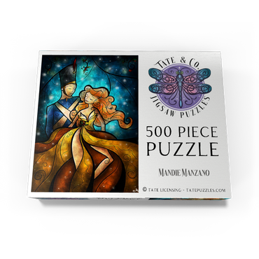 The Tin Soldier & His Ballerina Stained Glass 500 Jigsaw Puzzle box view3