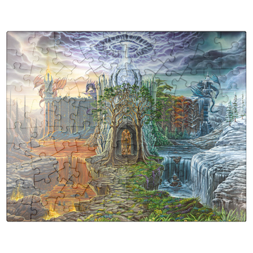 puzzleplate Dragon Lord's Lair - Ed Beard Jr 100 Jigsaw Puzzle