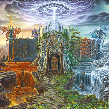 Dragon Lord's Lair - Ed Beard Jr 100 Jigsaw Puzzle 3D Modell