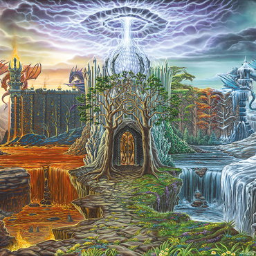 Dragon Lord's Lair - Ed Beard Jr 500 Jigsaw Puzzle 3D Modell