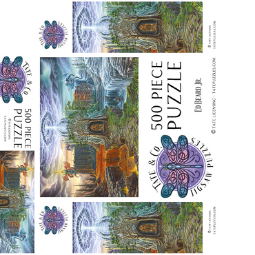 Dragon Lord's Lair - Ed Beard Jr 500 Jigsaw Puzzle box 3D Modell