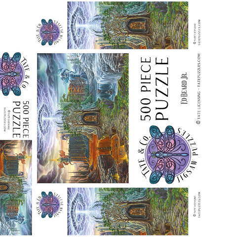 Dragon Lord's Lair - Ed Beard Jr 500 Jigsaw Puzzle box 3D Modell