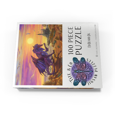 Treasure By The Shore Dragon - Ed Beard Jr 100 Jigsaw Puzzle box view3