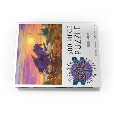 Treasure By The Shore Dragon - Ed Beard Jr 500 Jigsaw Puzzle box view3