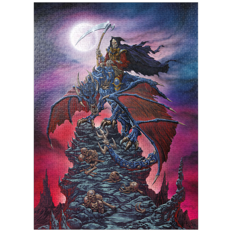 puzzleplate Dragon Reaper - Ed Beard Jr 1000 Jigsaw Puzzle