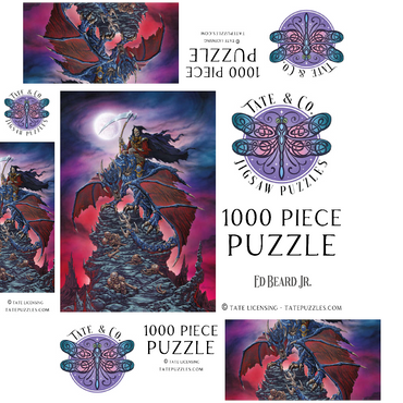Dragon Reaper - Ed Beard Jr 1000 Jigsaw Puzzle box 3D Modell