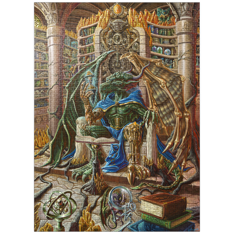 puzzleplate Kairos The Archivist Dragon - Ed Beard Jr 1000 Jigsaw Puzzle