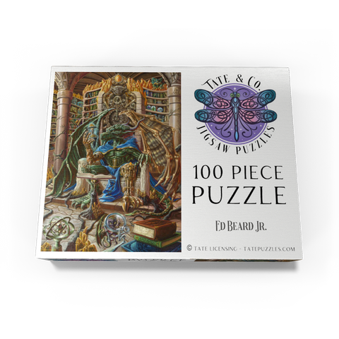 Kairos The Archivist Dragon - Ed Beard Jr 100 Jigsaw Puzzle box view3