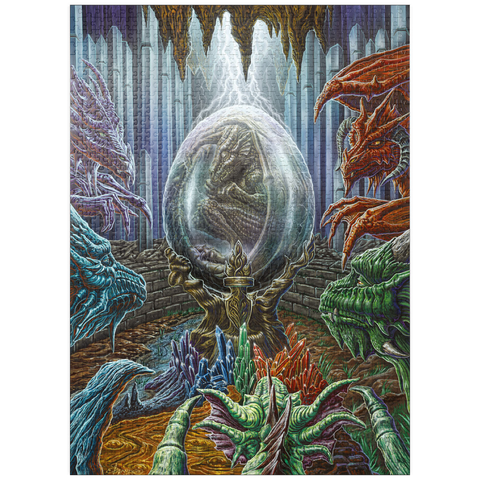 puzzleplate Etherrum Dragon Egg - Ed Beard Jr 1000 Jigsaw Puzzle