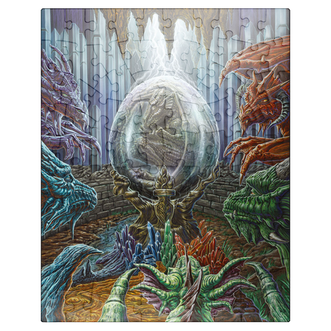 puzzleplate Etherrum Dragon Egg - Ed Beard Jr 100 Jigsaw Puzzle