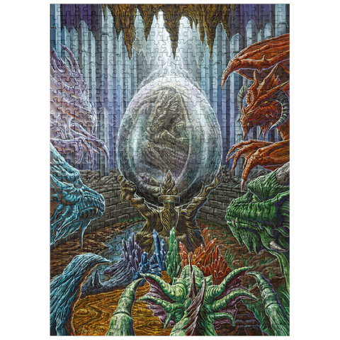 puzzleplate Etherrum Dragon Egg - Ed Beard Jr 500 Jigsaw Puzzle